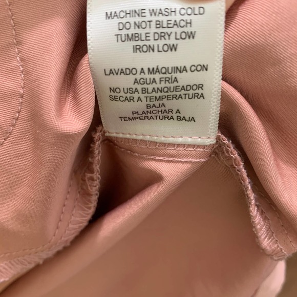 Love Tree Lightweight Trench Coat Blush Size Large - Picture 8 of 9